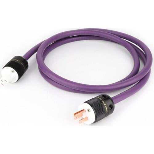 Preffair 1.5m acrolink 6N power cable with gold plated US power plug CD AMP hifi power cord cable