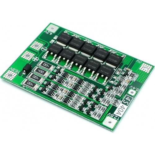 Li-ion Lithium Battery 18650 4S 40A Charger PCB BMS Protection Board Balance 18650 For Drill Motor 14.8V 16.8V Lipo Cell Module