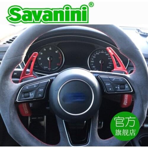 Shift Paddles For Audi Sline Quattro A1 A3 A4 A5 A7 A8 Q3 Q5 Q7 S3 S5 TT TTS Car Steering Wheel Paddles Extend DSG Stickers