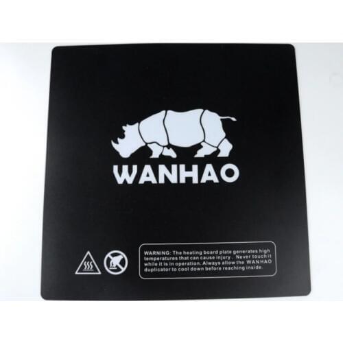 Magnetic Plateform builder/Build Talk/Mat With Wanhao logo for Wanhao 3D Printer D9/300. Size 325*325cm,D9 Inductive AB Sensor