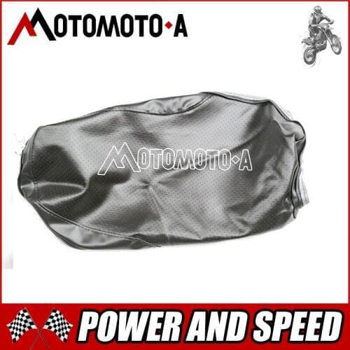 Motorcycle good quality water proof YBR125 seat cover in black color for Yamaha 125cc YBR 125 seat spare parts