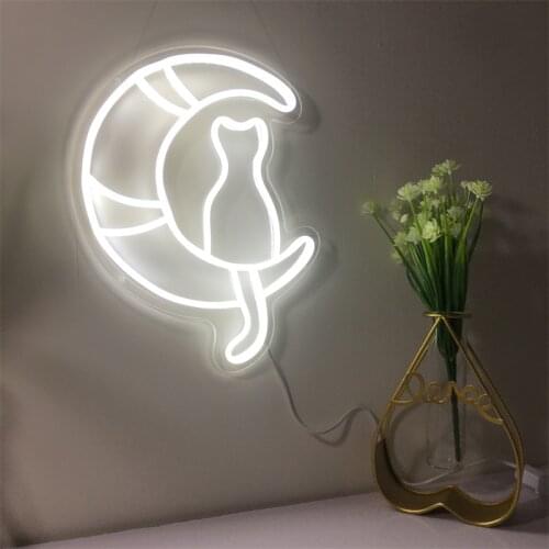 Cartoon Night Lights for kids rooms Neon Lamp Custom Anime Home Decor Boy girl Bedroom Wall mural Children Gifts 3D Led Acrylic
