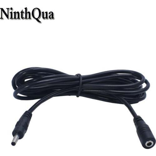 NinthQua 1pcs 3.5*1.35mm Male Plug to Female jack DC Power Plug Power Camera Connector 2 Metre