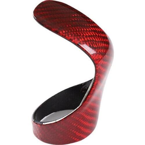 Red Carbon Fiber Gear Shift Knob Cover Trim Fit for Lexus ES300h ES350 GS200t GS350 GS450h IS250 IS300 NX200t RX350 RC 2016 2017