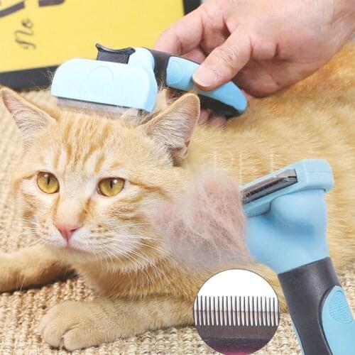 Portable Pet Hair Removal Comb Pet Dog Cat Brush Grooming Tool Furmins Dog Hair Removal Comb Cat Pet Accessories