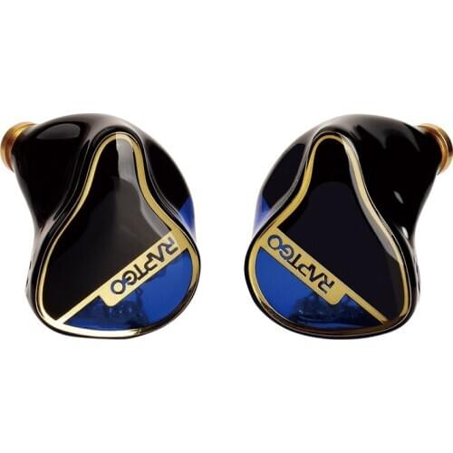 Raptgo GR-40CP 4BA Knowles Balanced Armatures Handmade HiFi In-ear Earphone with 3 Way Crossover, Detachable 2Pin 0.78mm OFC Cab