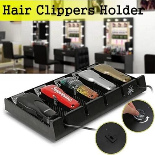 Salon Barber Shop Haar Clipper Aufbewahrung Halter Rack Schere Stand Tablett