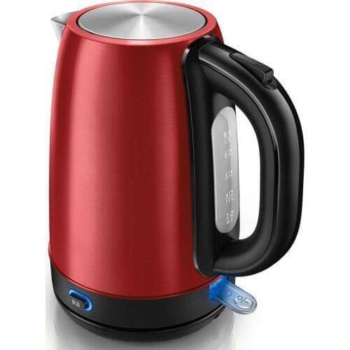 Heat kettle with a 1.7 litre of hot water kettles stainless steel