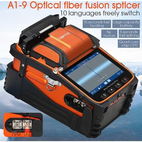 COMPTYCO AI-9 FS-60F/60E Automatic SM&MM Multi-Language FTTH Fiber Optic Splicing Machine Optical Fiber Fusion Splicer