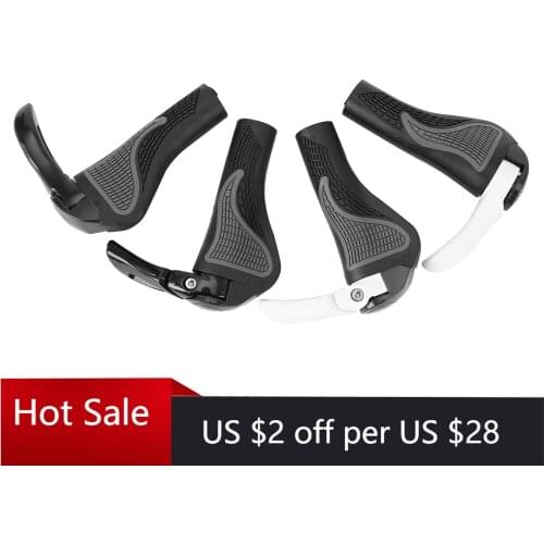 Bicycle Grips Soft Rubber Integrated MTB Cycling Handlebar Mountain Road Shofar Bike Handle bar Outdoor Bicycle Accessories