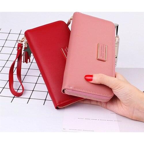 Women Long Clutch Wallet Large Capacity Wallets Female Purse Lady Purses Phone Pocket Card Holder Carteras