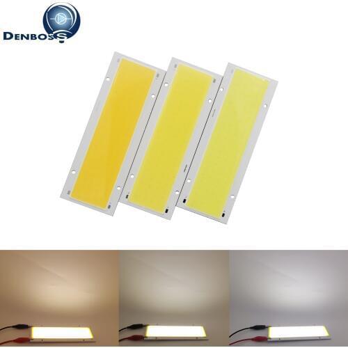 10PCS/Lot 140x50mm 20W 100LM/W High Power LED COB Strip With RF Controller 12V DC Natural Warm White LED cob DIY