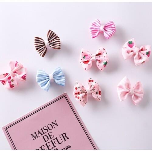 2pcs/lot Sale Popular Children Hair Clip Hair accessories Headwear Baby Ribbon Bow Cute Girls Hairpins