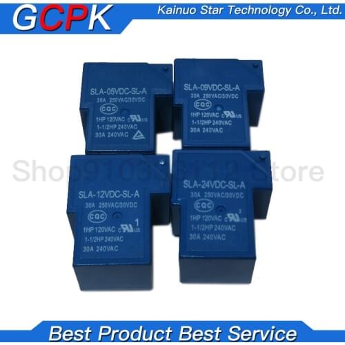 2PCS Relay SLA-05 09 24 12VDC-SL-A 4PINS 5V 9V 24V 12V High-quality SLA-05VDC-SL-A SLA-09VDC-SL-A SLA-12VDC-SL-A
