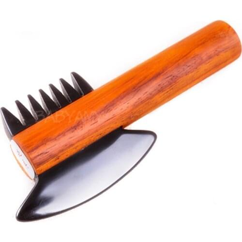 3 In 1 Electric Heating Stone Needle Guasha Board Stone Needle Comb Acupuncture Point Massage Beauty Spa Scraping tool