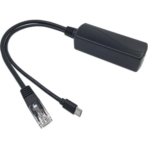 48V to Active Isolated PoE Splitter IEEE802.3af 12V2Adapter Injector poe splitter Connector Active 10/100/1000MFor PoE IP Camera