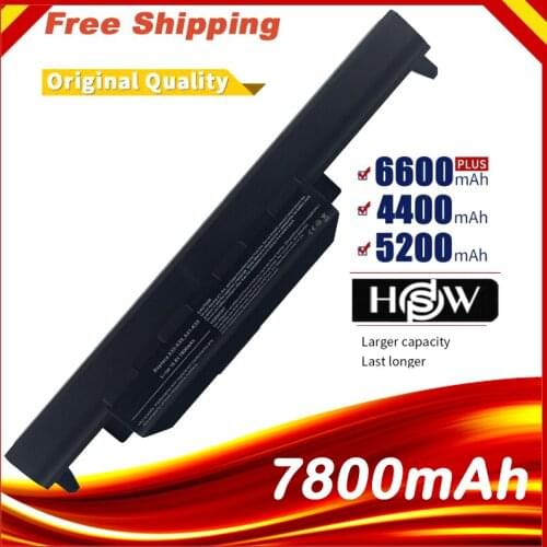 7800mAH 9cell Laptop Battery For ASUS A32-K55 K55 Series A33-K55 A41-K55 A75A A95 A55D Series K45D K45VM A45A A45DE bateria