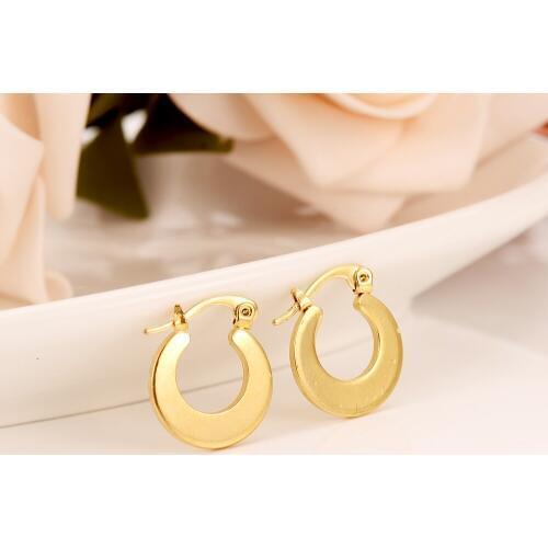 Bangrui Fashion Jewelry Womens Girls Yellow Colo Small Little Hoop Huggie Earings Vintage Openwork Flower Earrings For Mens Boys