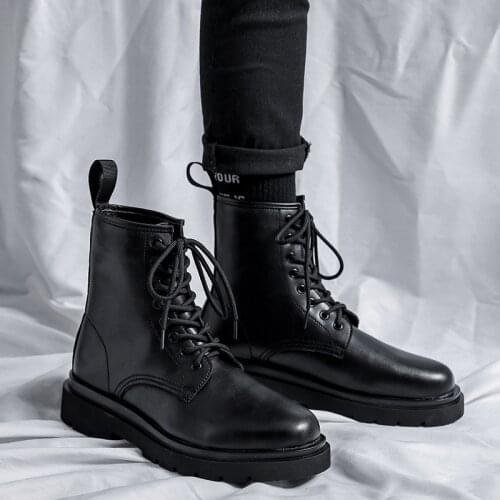 Ankle Boots Men Genuine Leather Boots Men Shoes Luxury Brand Coiffeur Military Boots Designer Shoes688