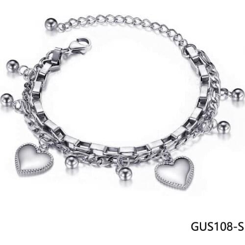 BT201110 New FashionBracelets for Women Round Charms Womens Bracelet Engagement GUS108