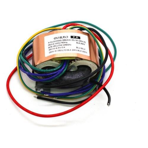 15W-80W R-type DIY customization Professional Audio transformer with copper foil shield HiFi Pre-amplifier transformer