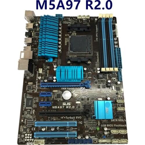 For aSUS M5A97 R2.0 original motherboard Socket AM3+ DDR3 USB2.0 USB3.0 32GB 970 used desktop motherboard