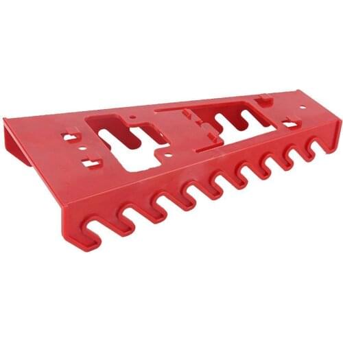 Wrench Spanner Organizer Tray Sockets Storage Tools Multi-function Multi-slot Standard Plate Hook Tool Plastic Hook Hole Ho T1D6