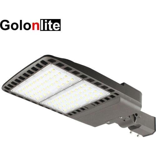 Golonlite LED area lighting street light 300W 240W 200W 150W 100W 70W 120V 230V 240V 277V CE IEC IP66 Meanwell SMD3030