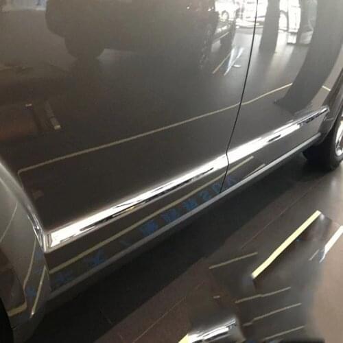 For Dodge Journey JCUV 2013-2015 2016 2017 2018 Chrome Car Side Door Body Cover Moulding Trim Strip Car Exterior Accessories