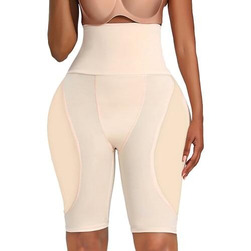 Lifter Seamless High Waist Padded Panty Plus Size WomenS Shapewear Buttbreathable Body Shaper Enhancer Hip Pads Fake Buttock