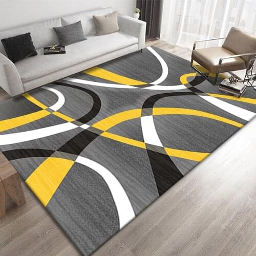 Living Room Geometric Rug Fashion Style Bedroom Carpet Balcony Floor Mat Porch Floor Mat