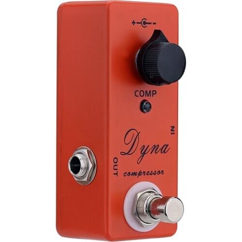 MOSKY Dyna Compressor Electric Guitar Effect Pedal Mini Single Effect with True Bypass