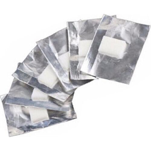 New 100pcs Aluminum Nail Foil Wraps Cotton Pad Nail Art Soak Off Remover Gel Polish Acrylic Removal Tools X100
