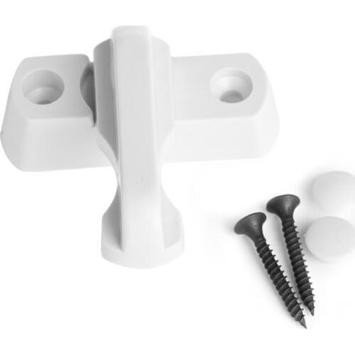 Plastic Child Safe Security Window Door Sash Lock Safety Lever Handle Sweep Latch