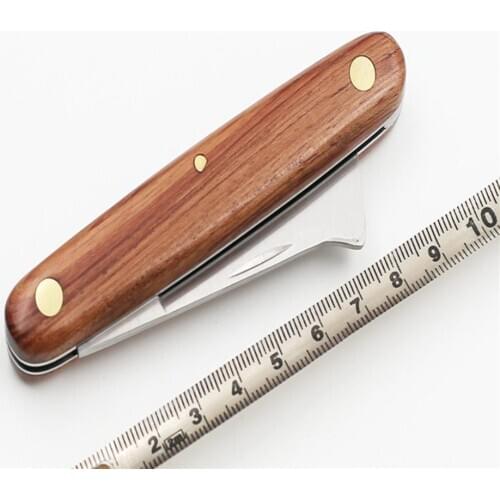 Grafting Knife Stainless Steel Pruning Cutter Foldable Grafting Cutting Tool Professional Garden Cutter Scissor Seedling Tools