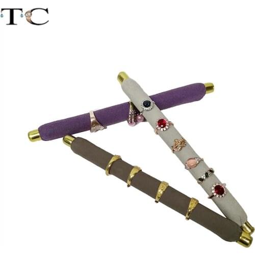 Microfiber Fluffy Jewelry Display Ring Display Stick Jewelry Display Jewellery Rings Utensil Ring Display Stick