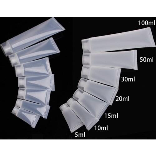 1Pcs Empty Tubes Cosmetic Cream Travel Lotion Containers Bottle Suitable for Portable Lotion/ Cream/ Cleanser/ Toothpaste Hot