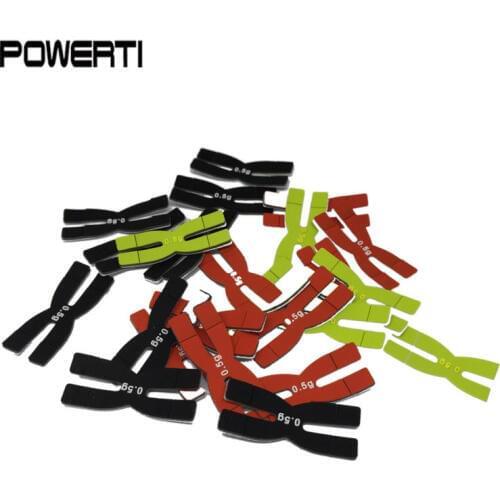 1pc- Powerti 0.5g Badminton Racket Weight and Balance Strips Badminton Racquet Balancer Type H Shape Silicone