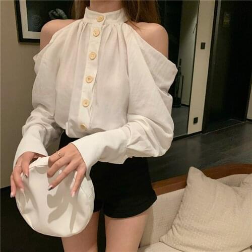 Shirt female design sense niche light familiar goddess fan French Top Fashion Long Sleeve 2020 New Product Autumn Casual blouse