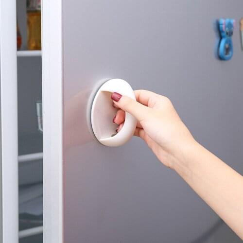 Punch-free Door Window Drawer Puller Self-adhesive Wardrobe Cupboard Universal Sliding Handle Round Dresser Knob Accessories