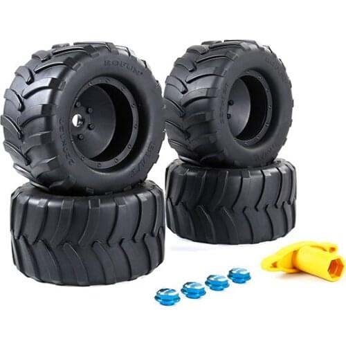 ROFUN ROVAN Traxxas X-MAXX Big X tires with CNC wheels