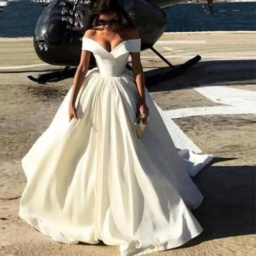 Ivory white V-neck wedding dresses party prom sereia gown robe de soiree prom party vestidos fiesta lace-up