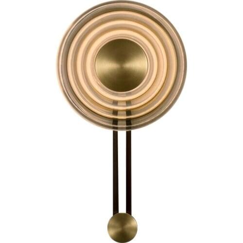 Nordic Style Washer Led Wall Lamp Glass Shade Design Living Rroom Loft Washer Hallway Home Essentials Decoration Indoor Lighting