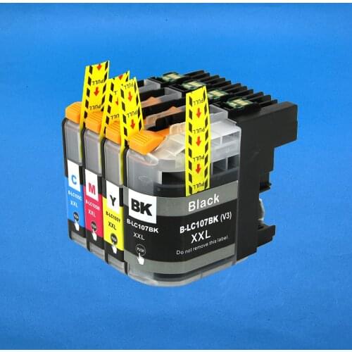 YOTAT Compatible LC107XL ink cartridge LC107 LC105 for Brother MFC-J4310DW MFC-J4410DW MFC-J4510DW MFC-J4610DW/J4710DW