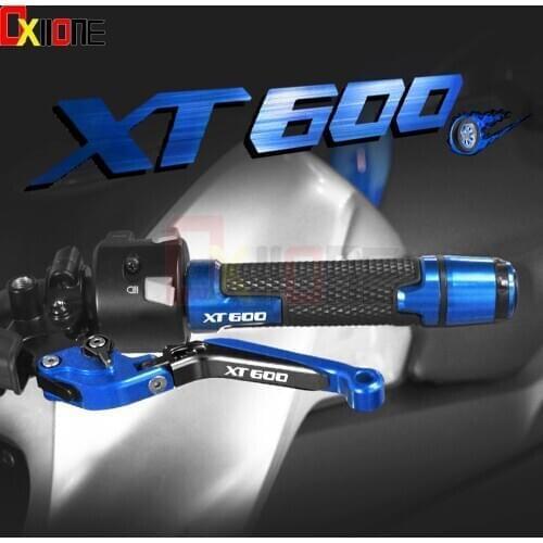 Motorcycle Parts Aluminum Brake Clutch Levers Handlebar Hand Grips Ends For Yamaha XT600 XT 600 1984 1985 1986 Accessories