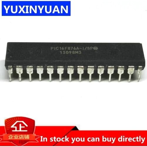 1pcs/lot PIC16F876A-I/SP DIP28 PIC16F876A DIP 16F876A DIP-28 nhanced Flash Microcontrollers new and original IC