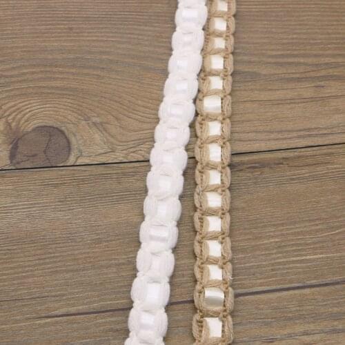 1 yard wide 2cm white clay color pure cotton ribbon cotton thread edging hand DIY lace garment decoration splicing accessories