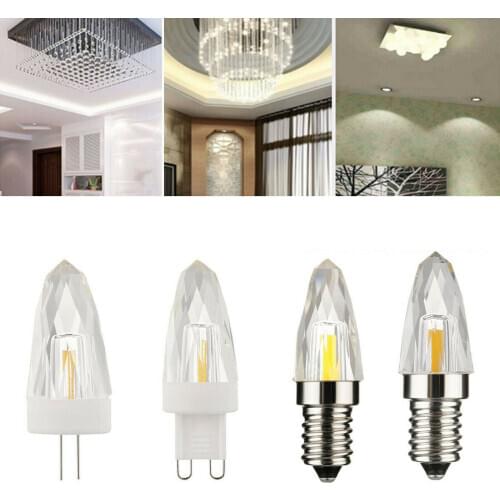 30W Halogen Lamp 110V 220V Replace Mini G4 G9 E12 E14 4W Crystal Chandeliers LED Light Dimmable White Lighting Decor