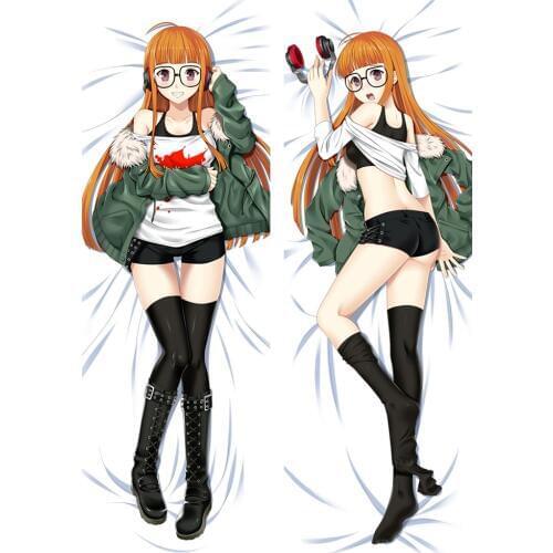 Anime Persona 5 Futaba Sakura Dakimakura Sexy Girls Otaku Hugging Body Pillow Case Home Bedding Pillow Cover