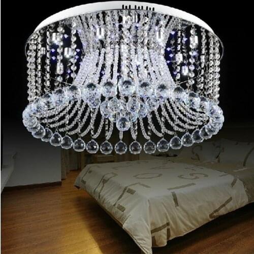 Free shipping FOR DHL modern brief led crystal lamp cristal decoration crystal ceiling lights for living room